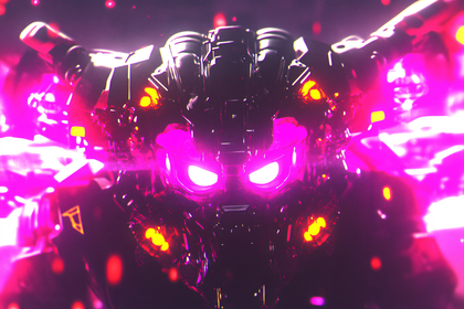 Glowing Robotic Creature