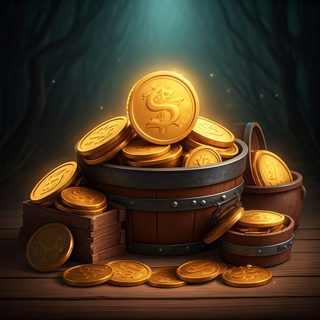 glowing treasure barrel