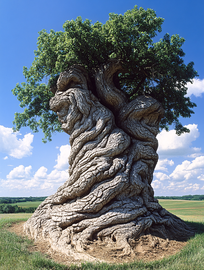 Gnarled Tree Trunk