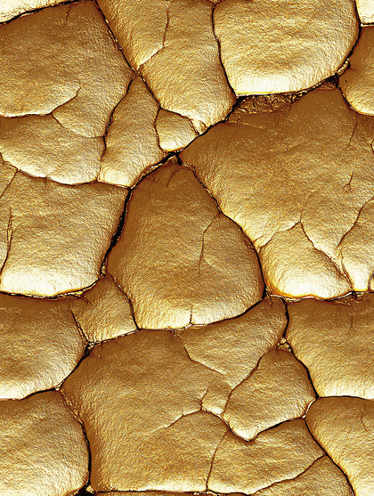 Gold Cracked Texture