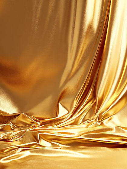Gold Fabric Drape