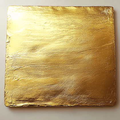 Gold Plated Square Panel
