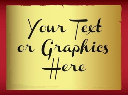Gold Template Free Vector