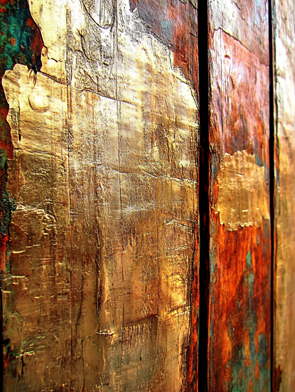 Golden Abstract Texture