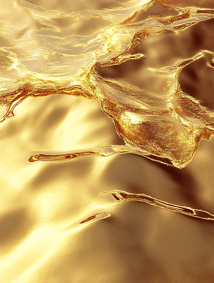 Golden Abstract Waves