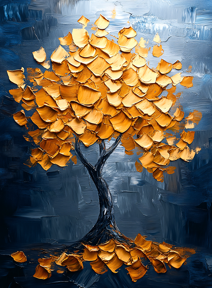 Golden Autumn Tree
