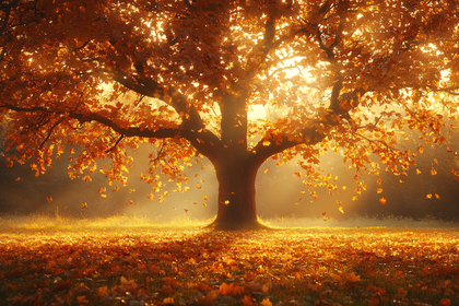 Golden Autumn Tree