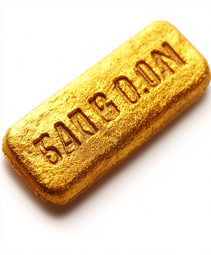 Golden Bar with Inscription