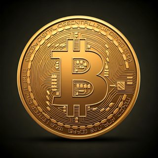 golden bitcoin coin