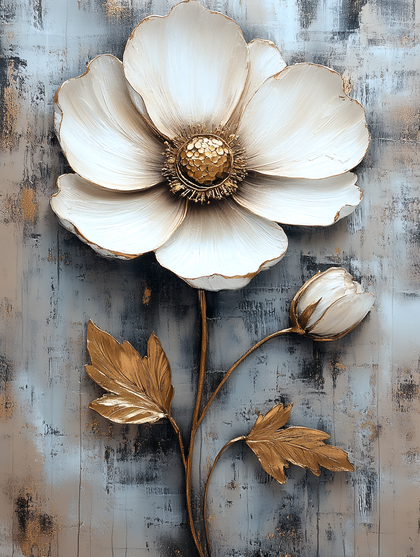 Golden Bloom Embossed