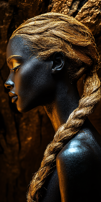 Golden Braided Beauty