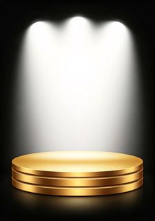 gold-circular-podium