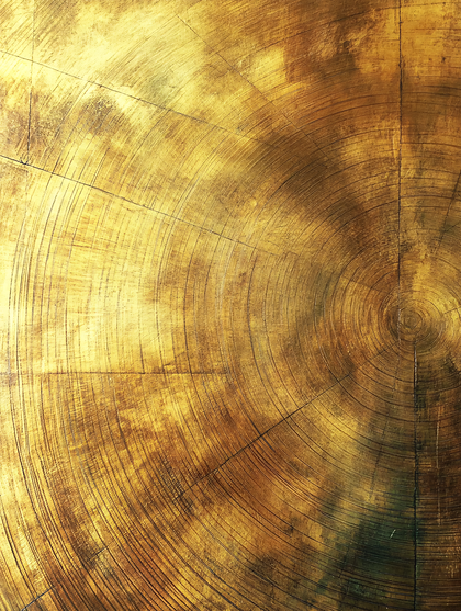 Golden Circular Texture