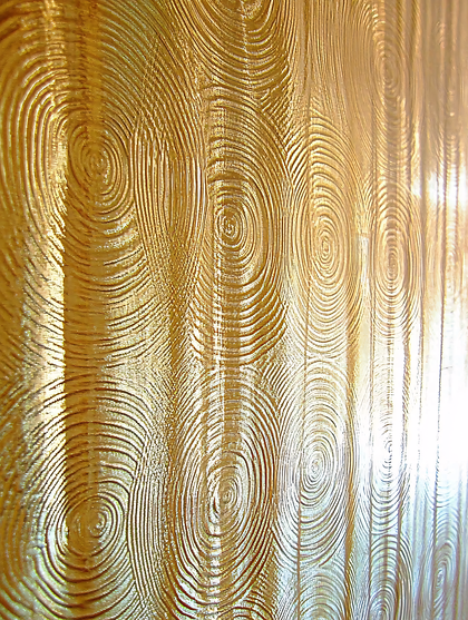 Golden Circular Texture