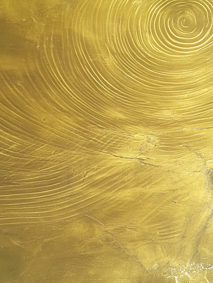 Golden Circular Texture
