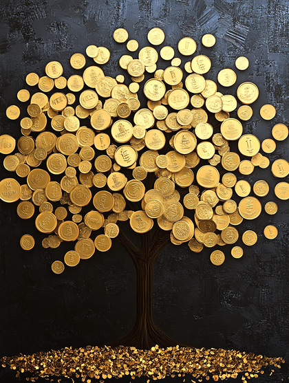 Golden Coin Tree