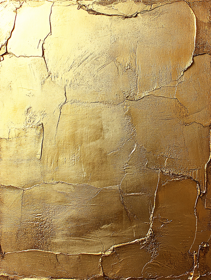 Golden Cracked Texture