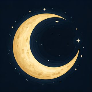 golden-crescent-moon