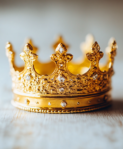 Golden Crown with Jewels