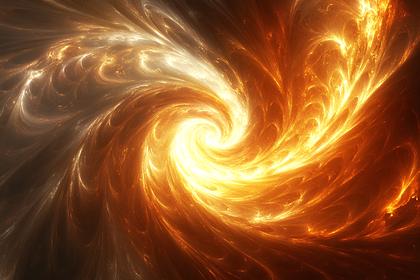 Golden Energy Swirl