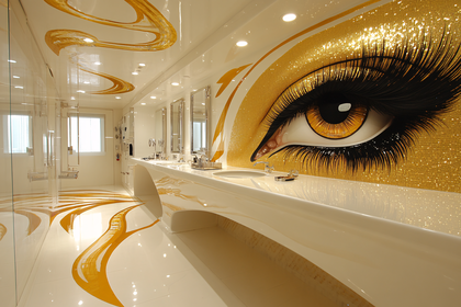 Golden Eye Bathroom Design