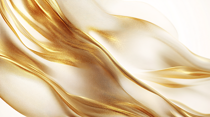 Golden Fabric Flow