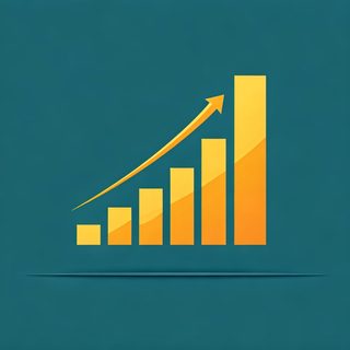 rising financial chart