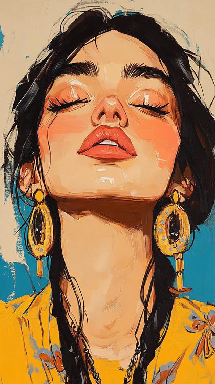 Golden Glamour Portrait