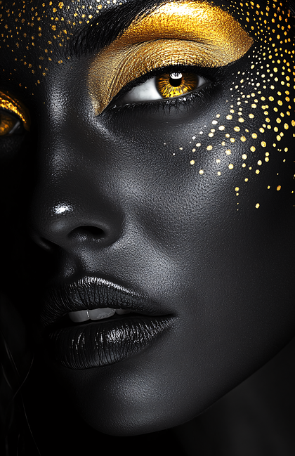 Golden Glimmer Portrait