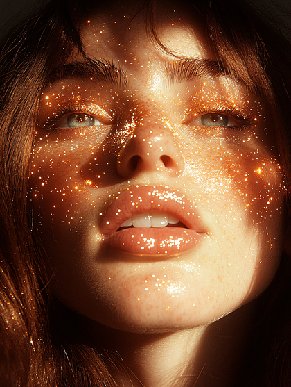 Golden Glitter Beauty