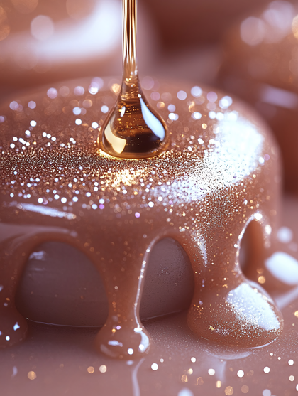 Golden Glitter Drizzle