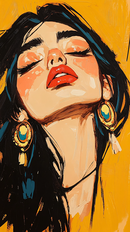 Golden Goddess Portrait