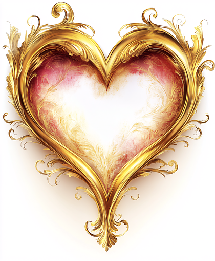 Golden Heart Ornament