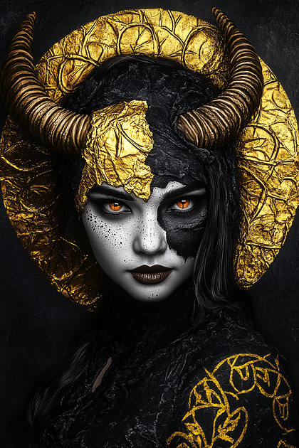 Golden Horned Witch