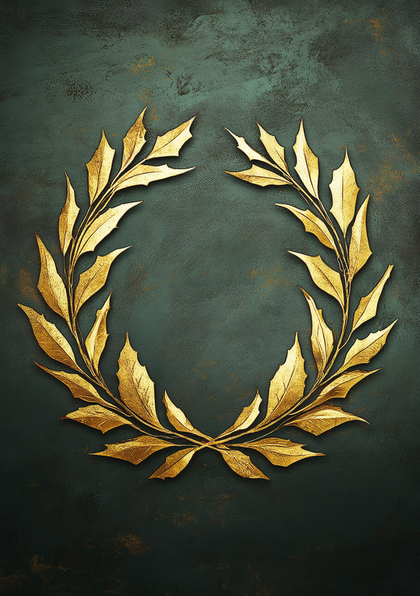 Golden Laurel Wreath