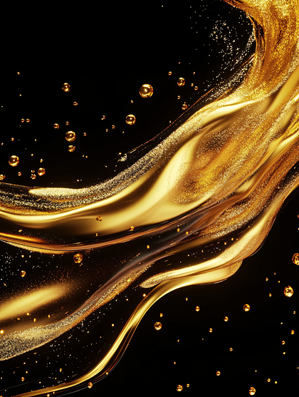 Golden Liquid Flow