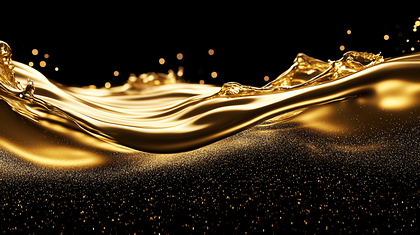 Golden Liquid Flow