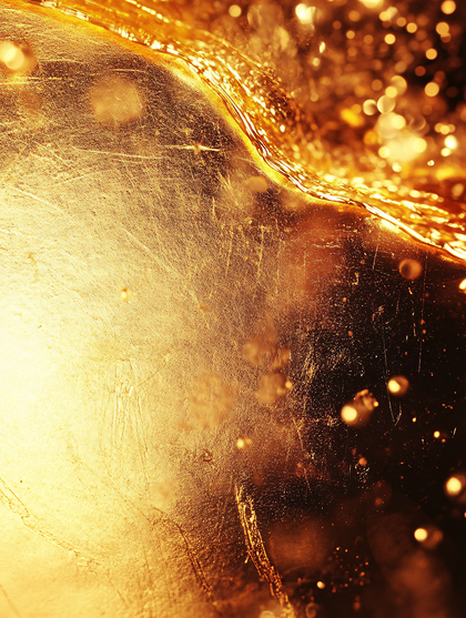 Golden Liquid Texture