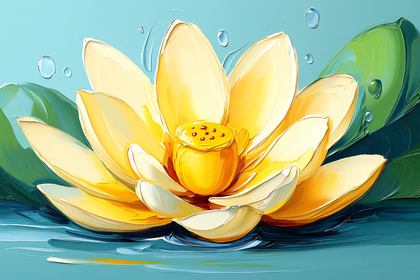 Golden Lotus Flower