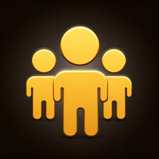 golden people icon