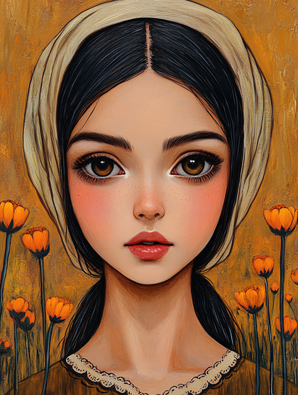 Golden Poppy Girl