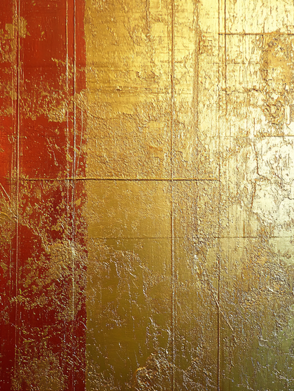 Golden Red Abstract Texture