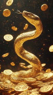 Golden Serpent Of Wealth