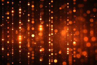 Golden String Lights