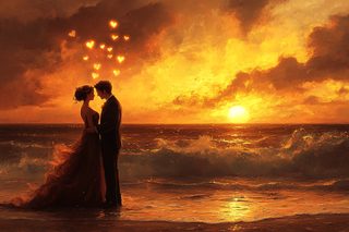 Golden Sunset Romance