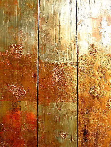 Golden Textured Panels