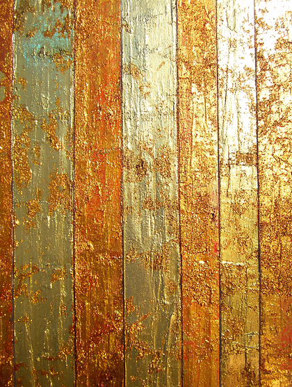 Golden Textured Stripes