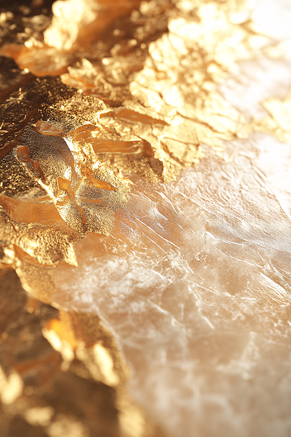 Golden Textured Surface