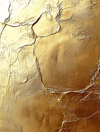 Golden Textured Wall