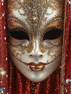 Golden Venetian Mask